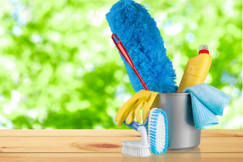 End of tenancy cleaning in a bright kitchen