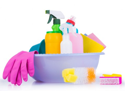 Deep cleaning tasks for a tidy home interior